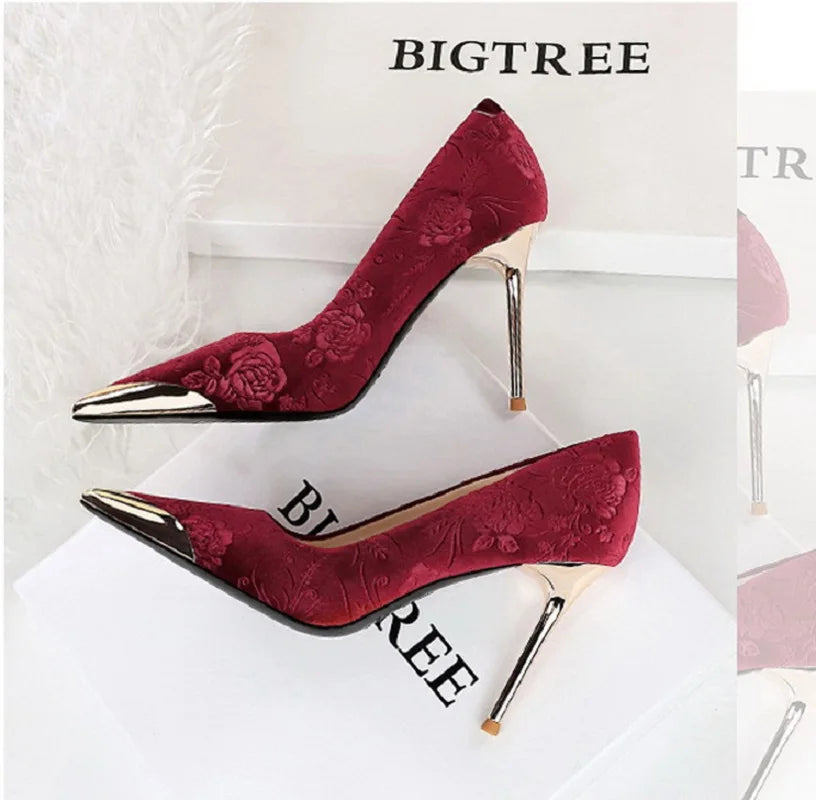 Glittering Gaze Stiletto Heels