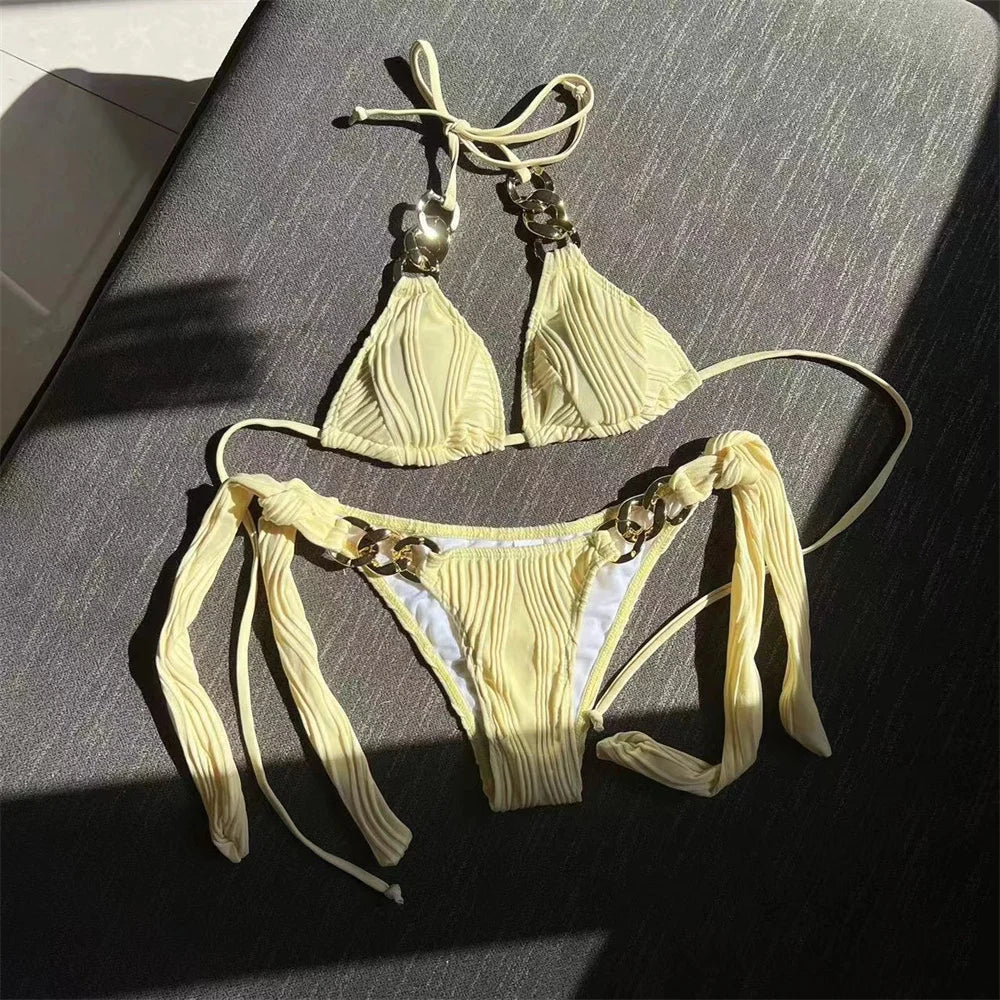 Chained Triangle String Bikini