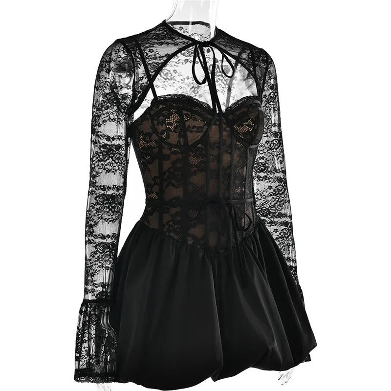 Hopping The Closure Mini Dress