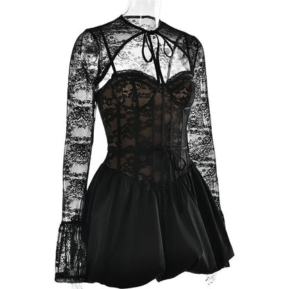 Hopping The Closure Mini Dress