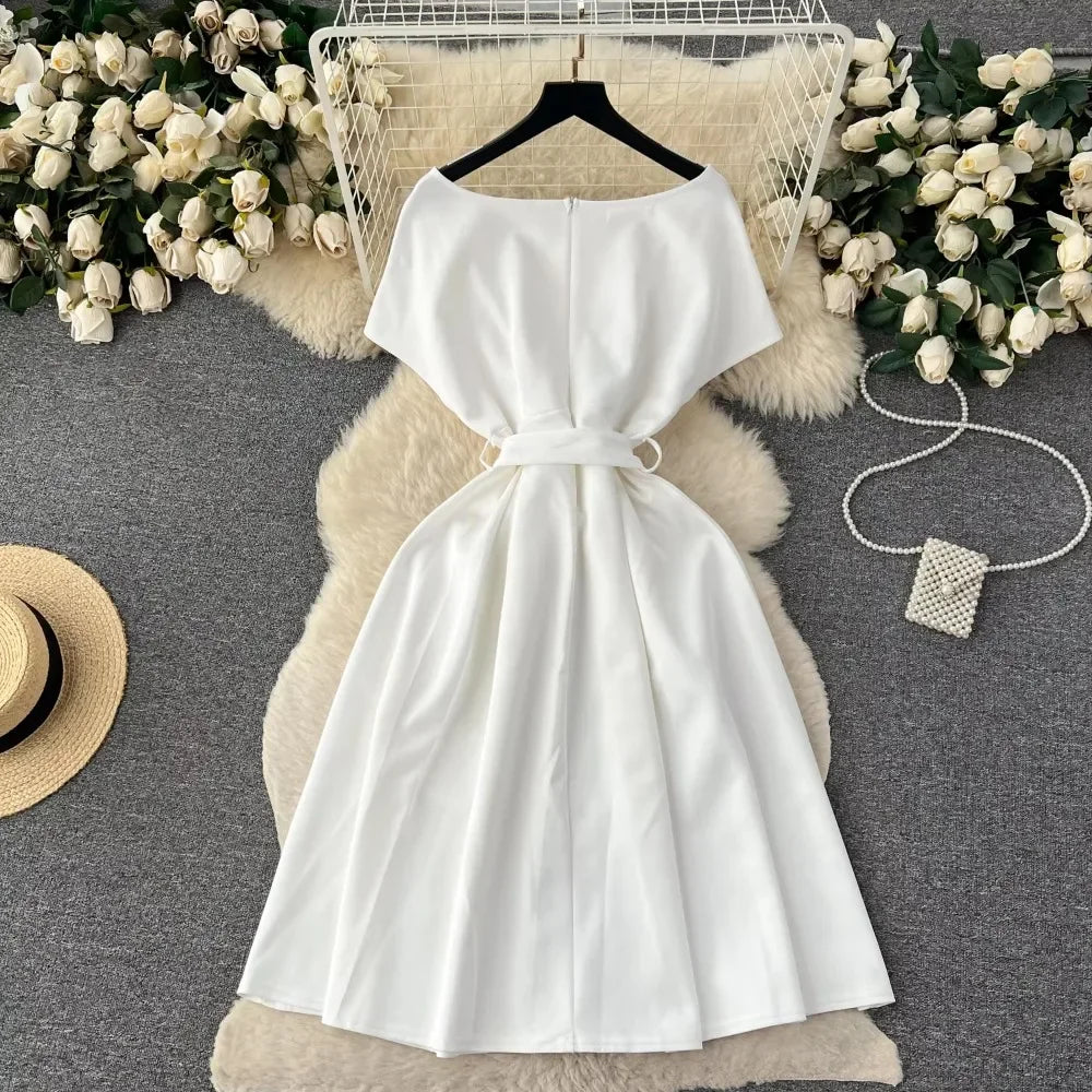 Velvet Moon Glow Midi Dress