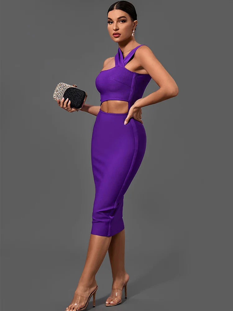 Answer That Echoes Midi Dress