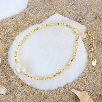 Still Falling Up Pearl Necklace Set