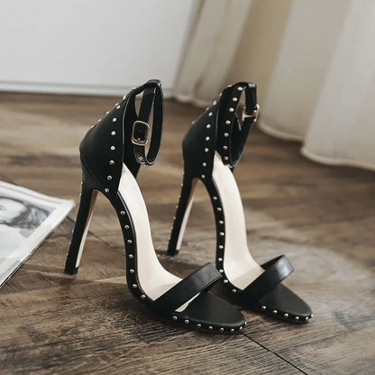 Feeling Like A Sabotage Stiletto Sandals