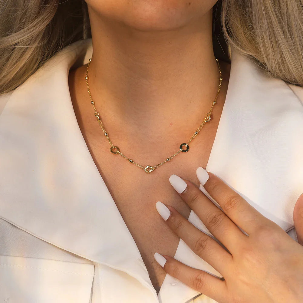 Glitch In Time Station Necklace