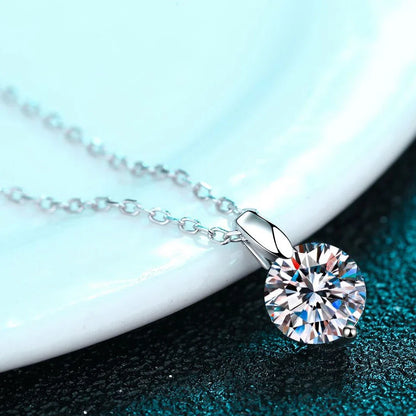 Starlight Nightfall Solitaire Necklace