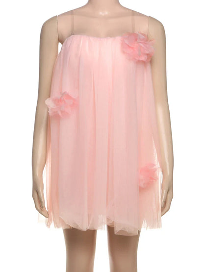Blushing Petal Mini Dress