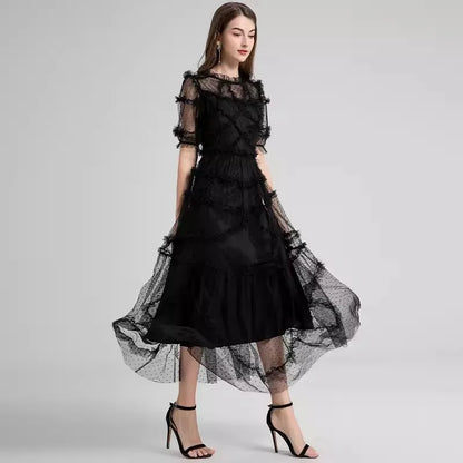Hummingbird Haze Midi Dress