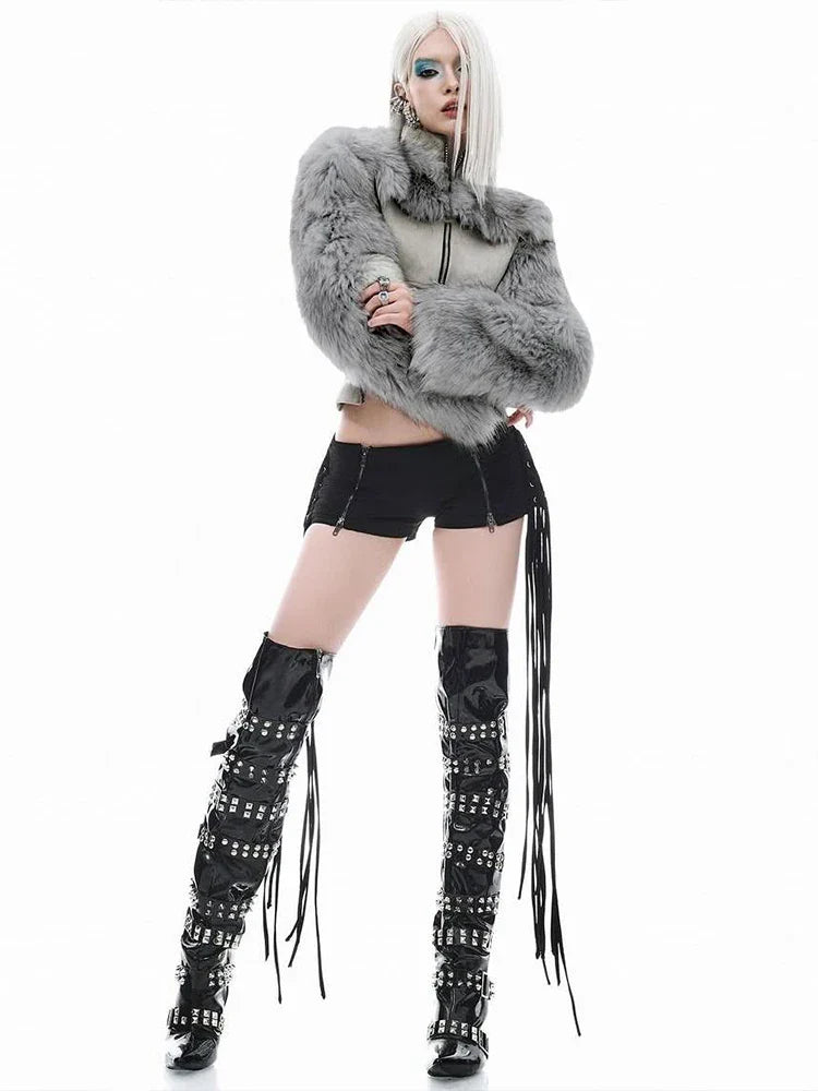 Smooth Dusk Crop Jacket