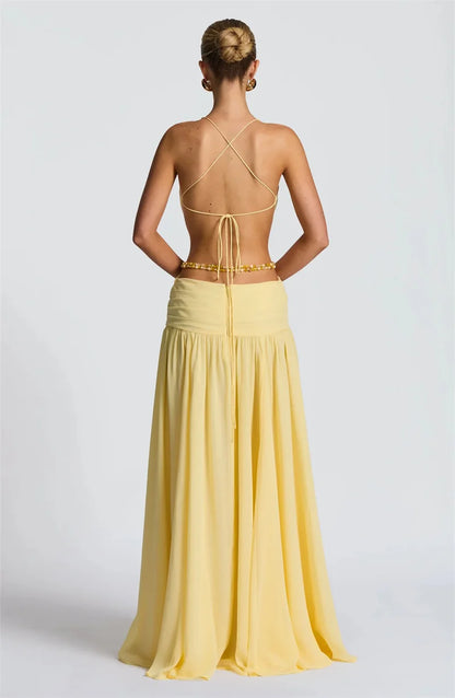 Her Quiet Exit Long Dress
