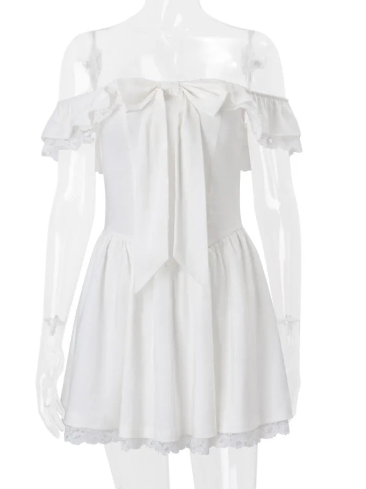 Ink-Stained Kisses Mini Dress