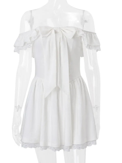 Ink-Stained Kisses Mini Dress