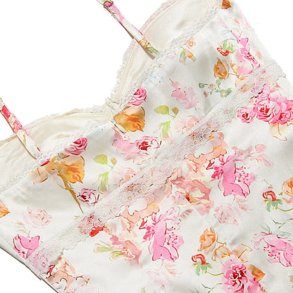 Burning Flower Midi Dress