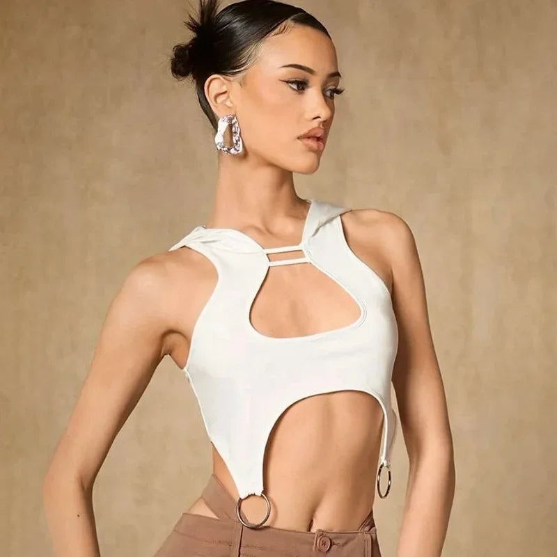 Jumped Out On Road Crop Top