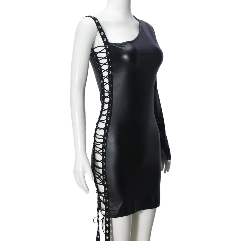 Last Call For Your Soul Mini Dress