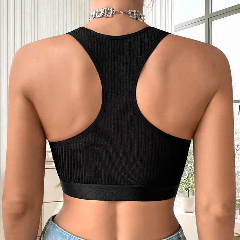 Half Empty Heart Crop Top