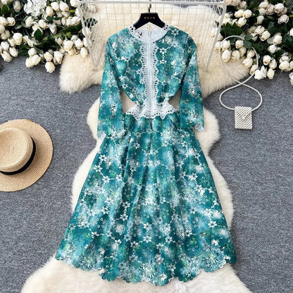 Looking Through Those Tears Midi Dress
