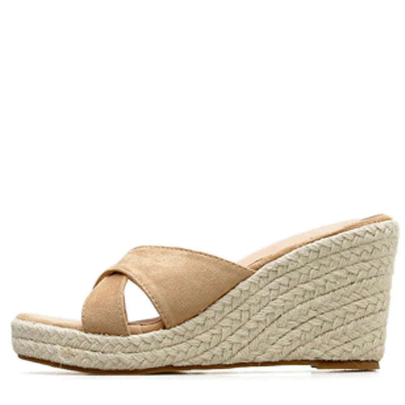 She Kept Walking Wedges Sandals