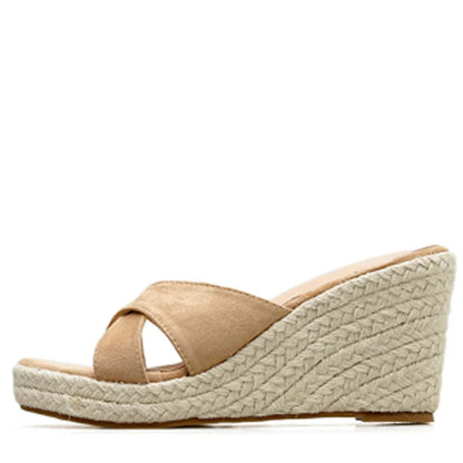 She Kept Walking Wedges Sandals