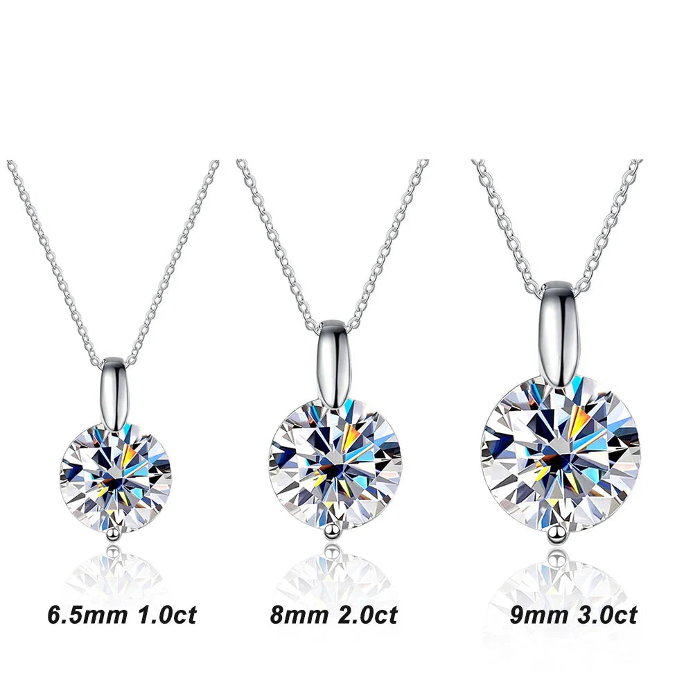 Starlight Nightfall Solitaire Necklace