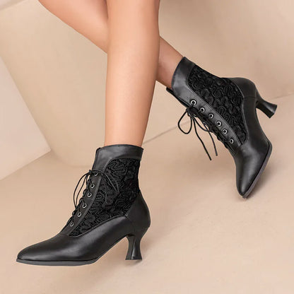 Glued To Your Disaster Ankle Boots