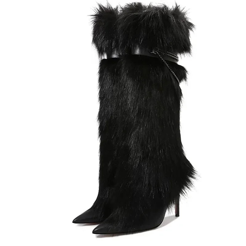 Loud Kiss Knee-High Boots