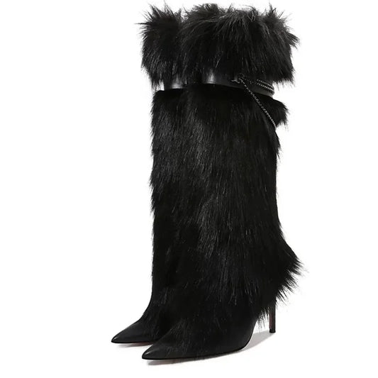 Loud Kiss Knee-High Boots