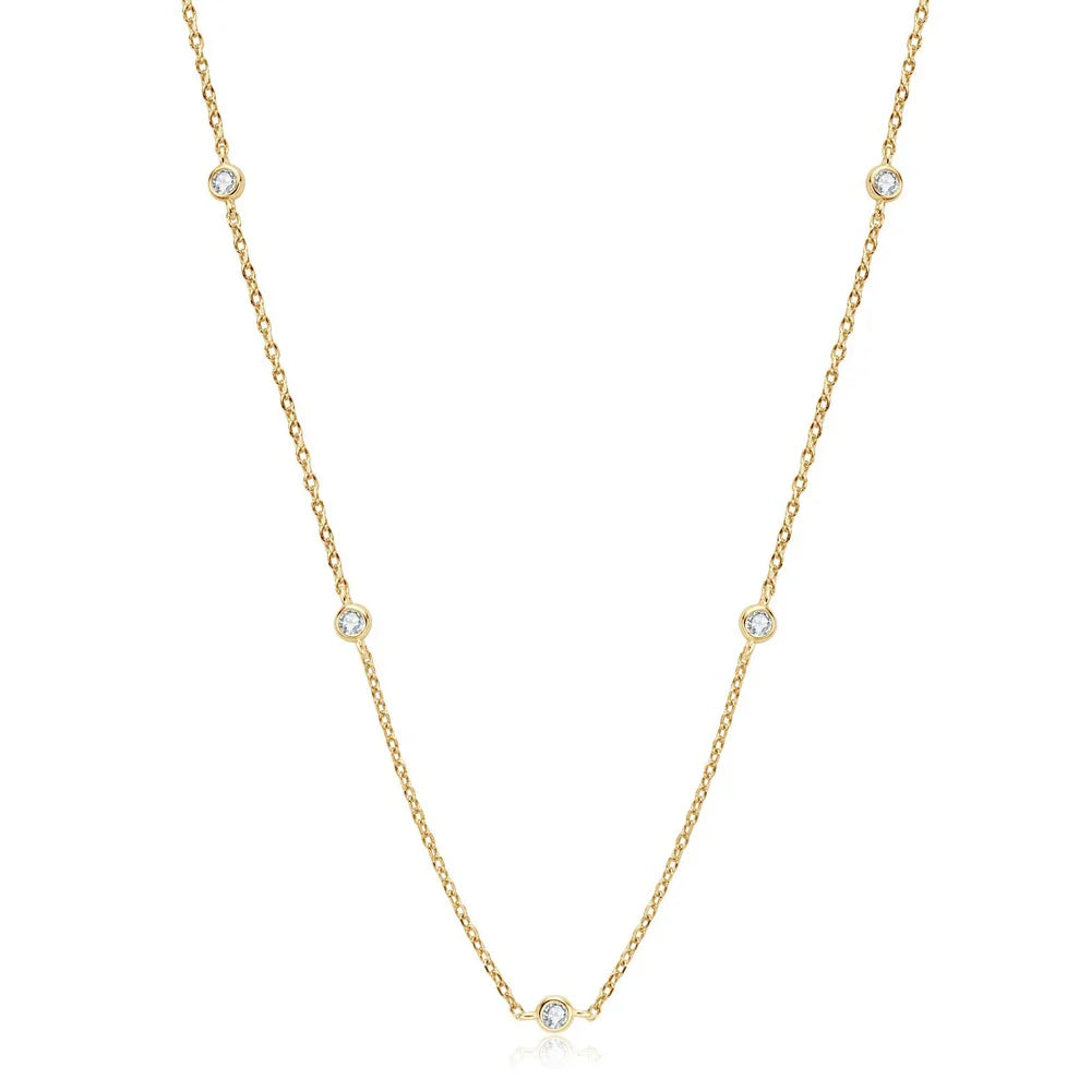 Keep Them Guessing Station Necklace
