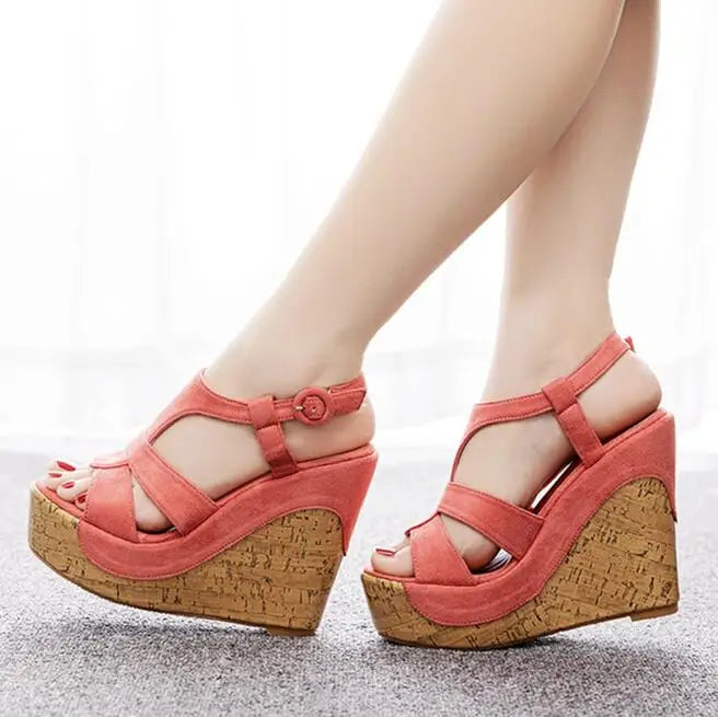 Darling Heartline Wedges Sandals