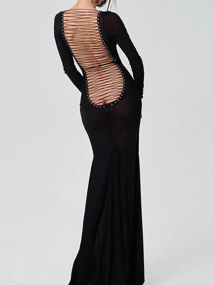 Painted Lies Long Dress