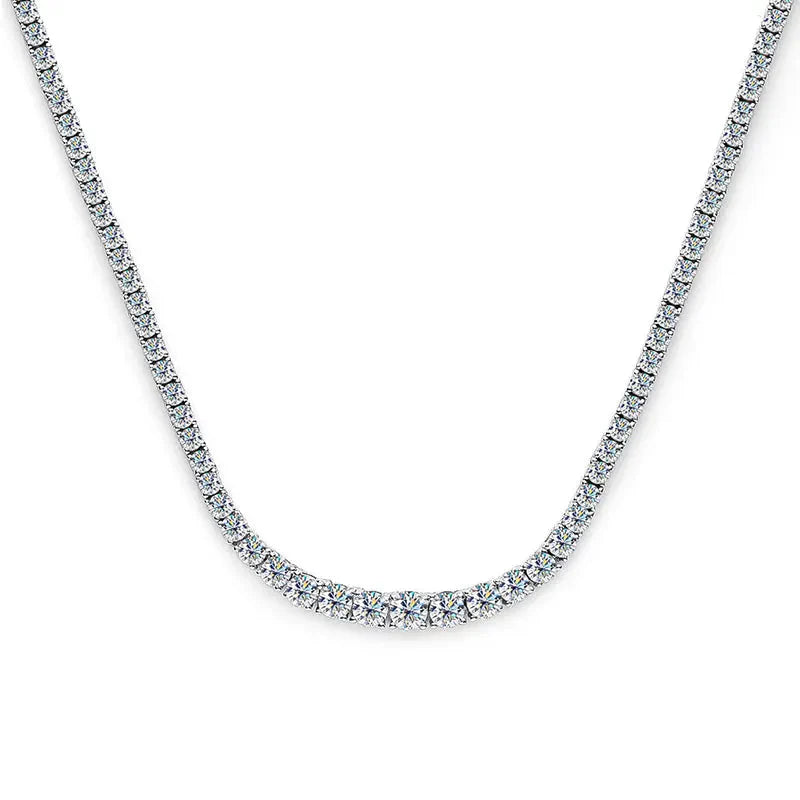 Kisses on Cheeks Tennis Necklace