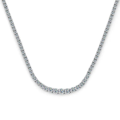 Kisses on Cheeks Tennis Necklace