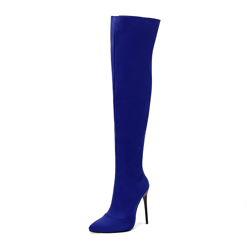 Shadow Raider Thigh High Boots