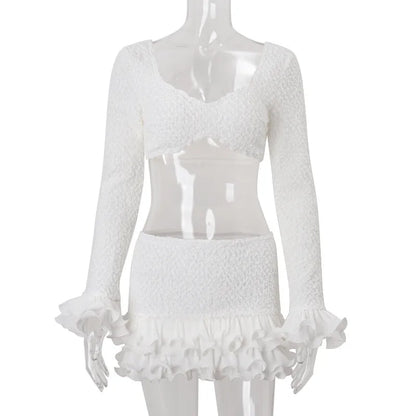 Women Don’t Wait Skirt Set