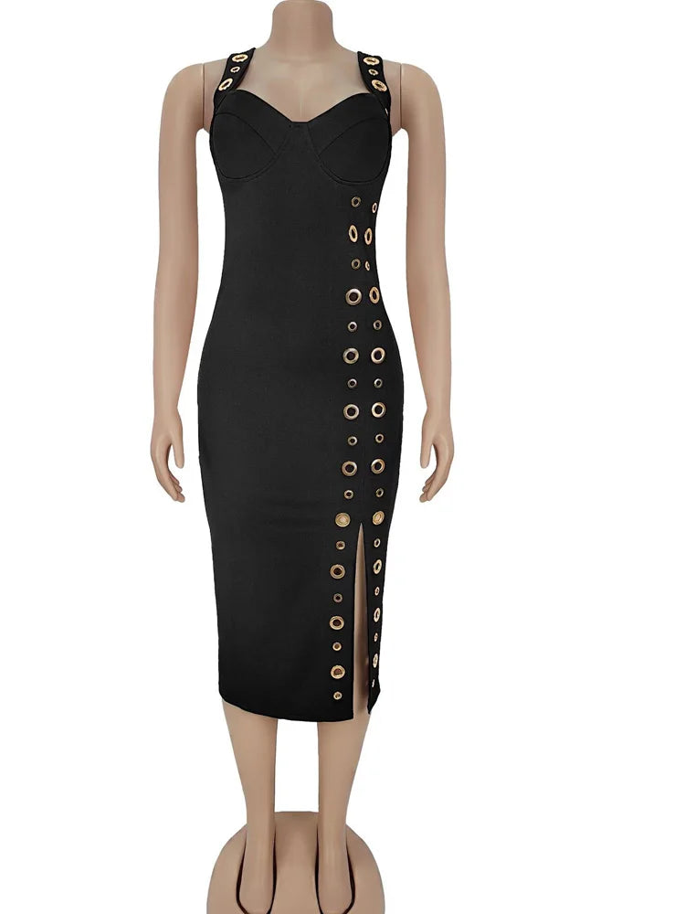 Swan Dive Midi Dress