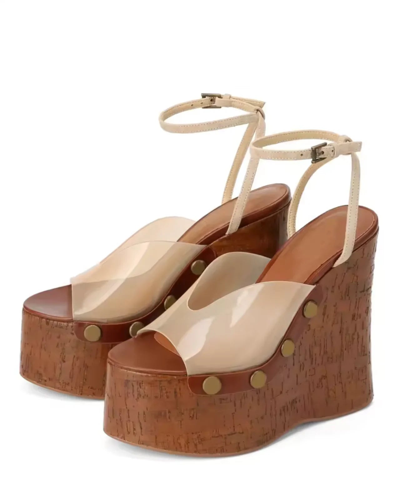 Ride or Lie Wedges Sandals