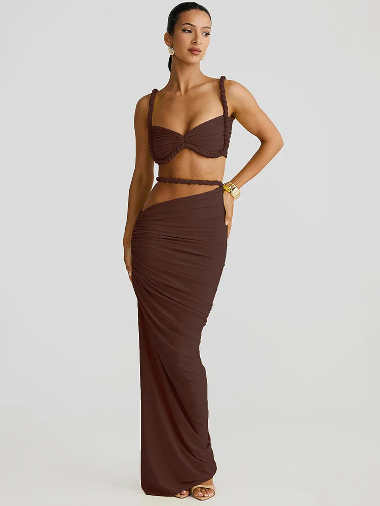 Pace Yourself For Me Skirt Set