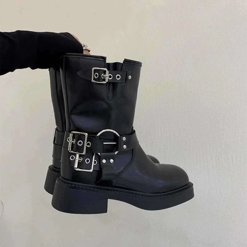 Ain't One-Sided Mid-Calf Boots