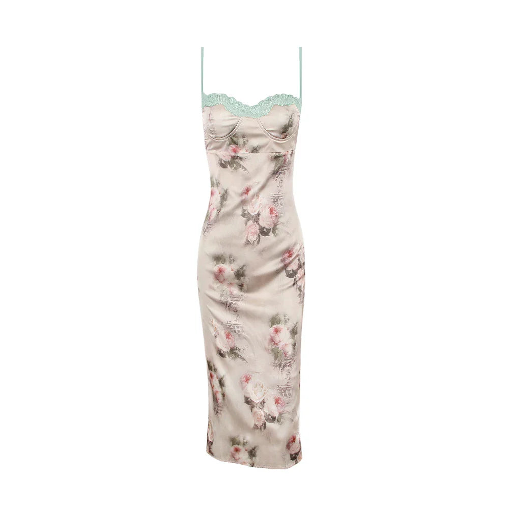 Ashes in Bloom Midi Dress