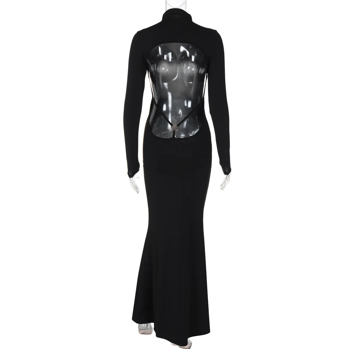 See My Back Maxi Dress