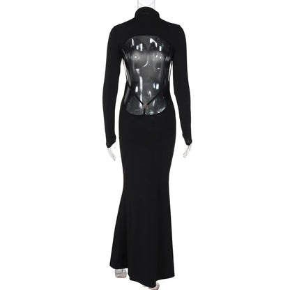 See My Back Maxi Dress