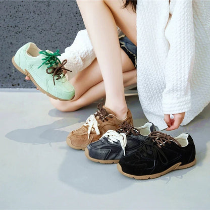 Winter Velvet Fur Flat Sneakers