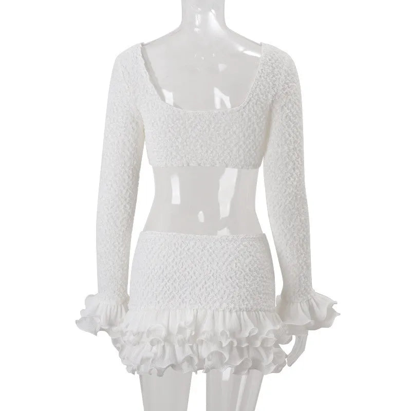 Women Don’t Wait Skirt Set