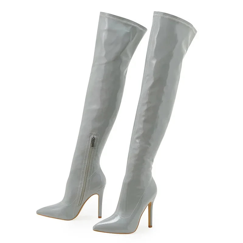 Coming From Echoes Over-the-Knee Boots