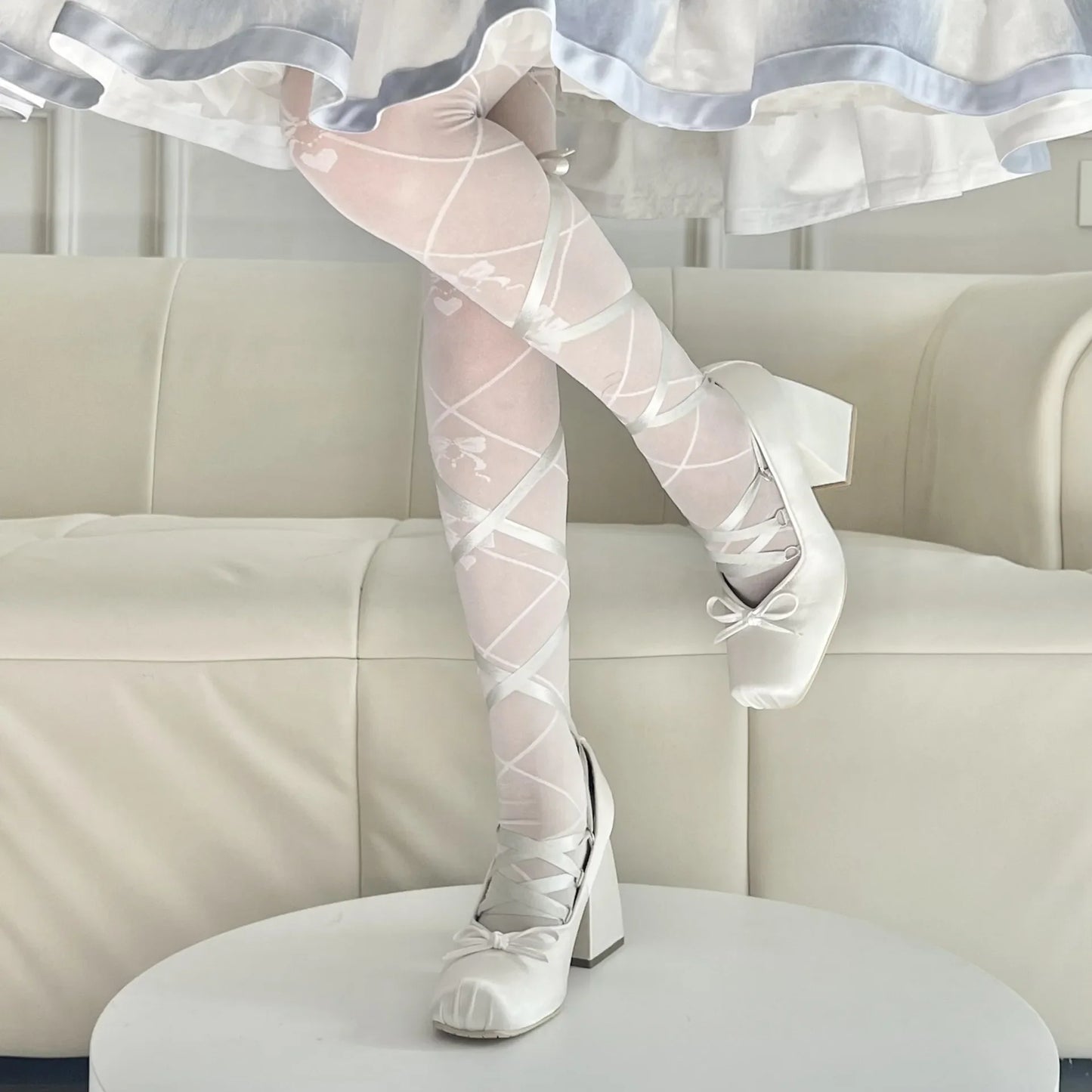 Famous Last Words Chunky Heels Shoes