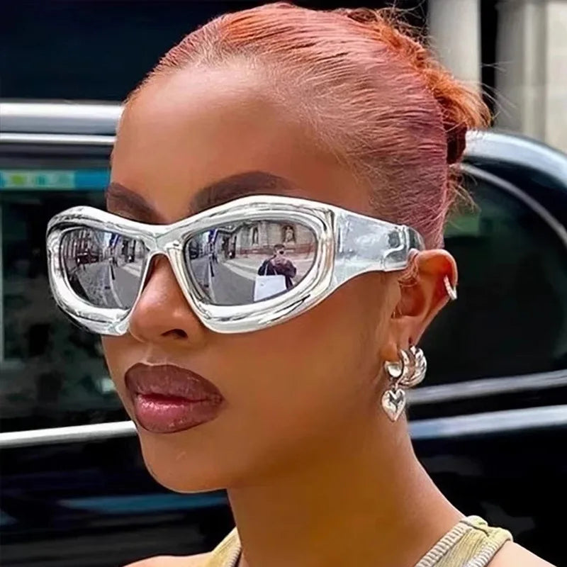 Sunlit Silence Rectangle Sunglasses