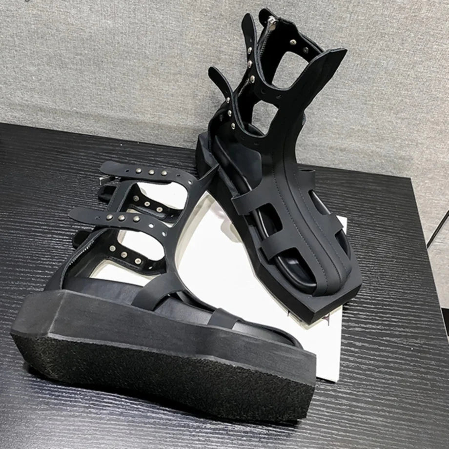 Whispers in the Fog Flat Sandals