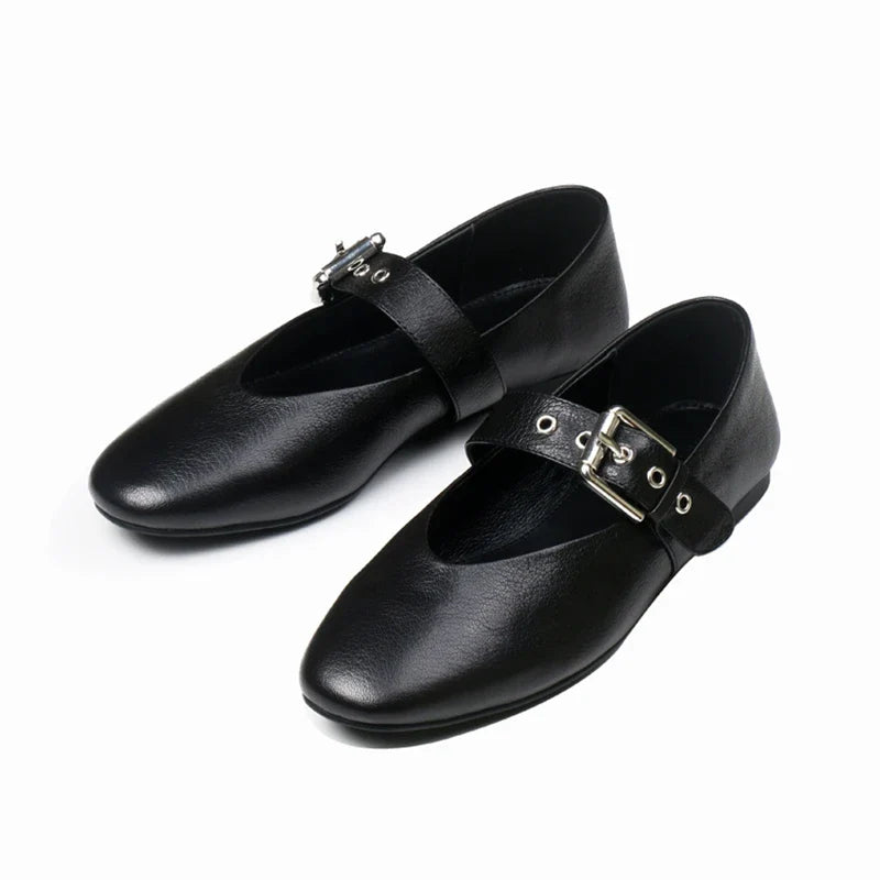 Glitter In Veins Flats Shoes