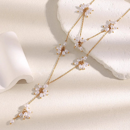 Lover in the Shadows Lariat Necklace