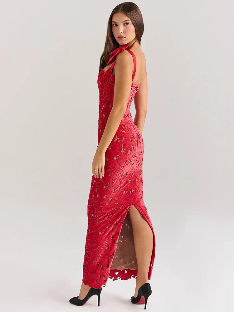 When She Stayed Maxi Dress